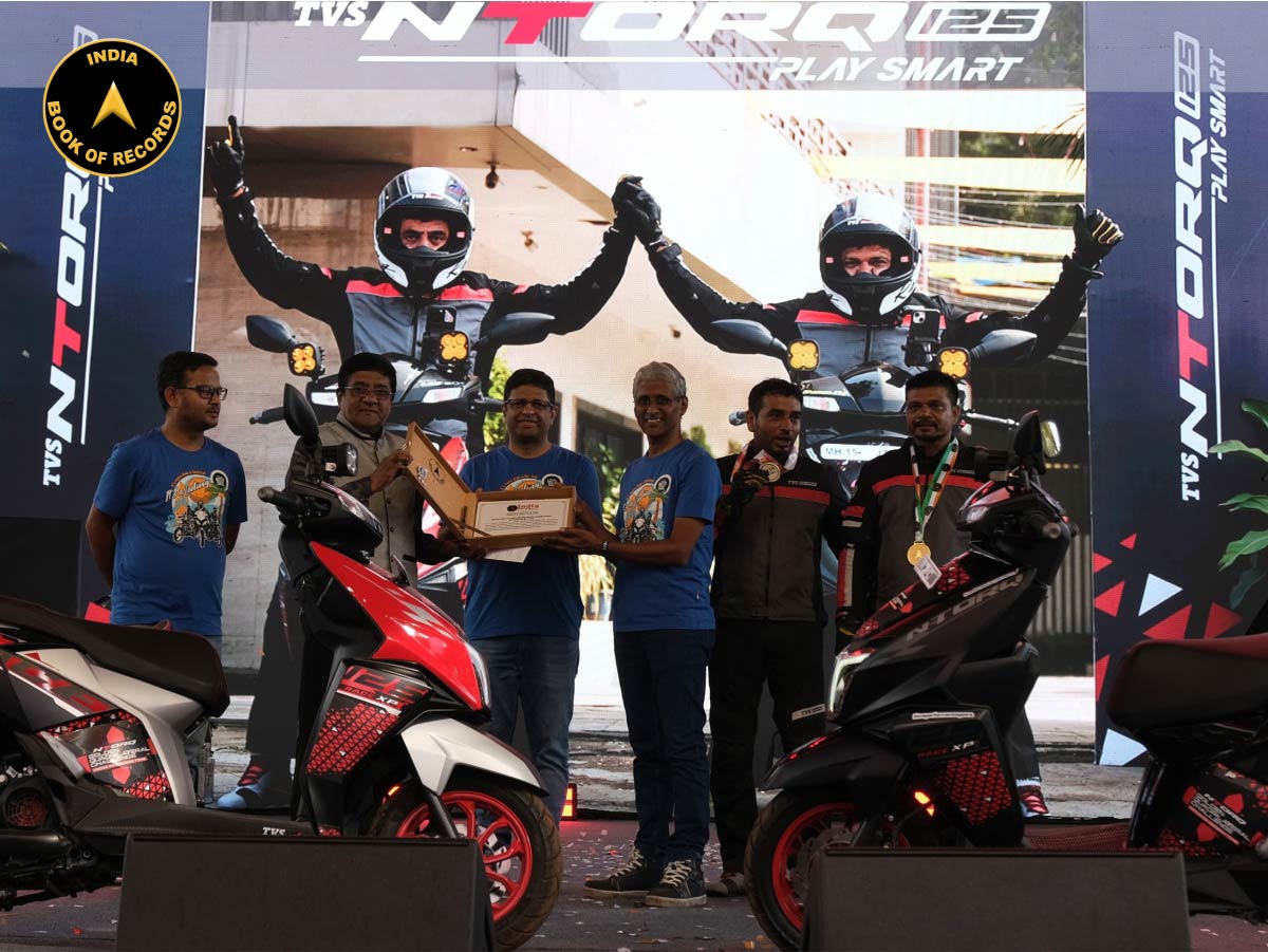 Fastest Ride to Complete the Golden Quadrilateral on Scooters