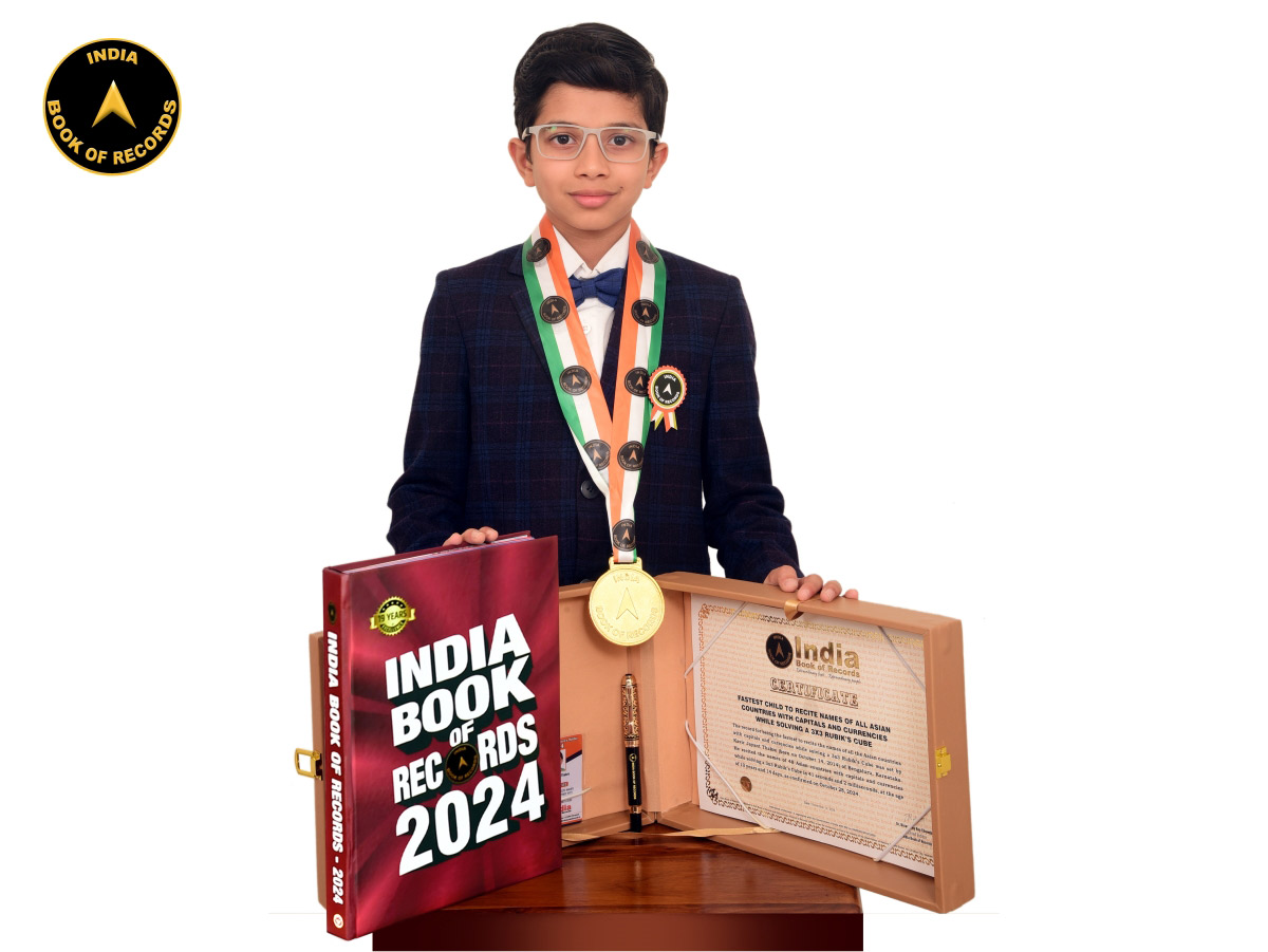 Fastest child to recite names of all Asian countries with capitals