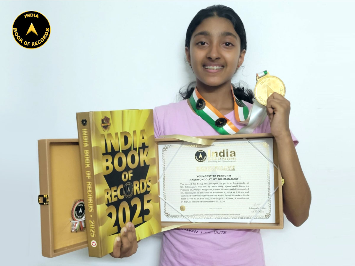 Youngest to perform Taekwondo at Mt. Kilimanjaro