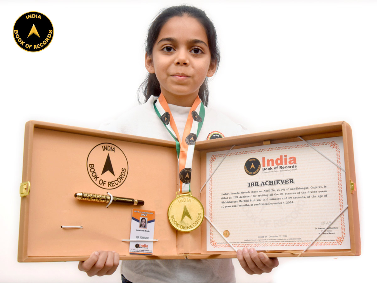 Jashwi Vrunda Mevada – IBR Achiever