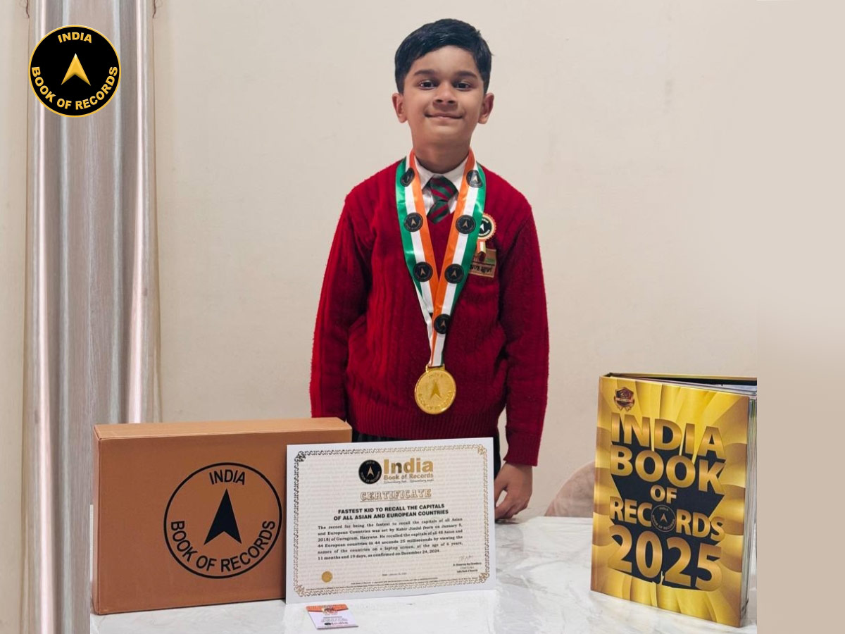 Fastest kid to recall the capitals of all Asian and European Countries