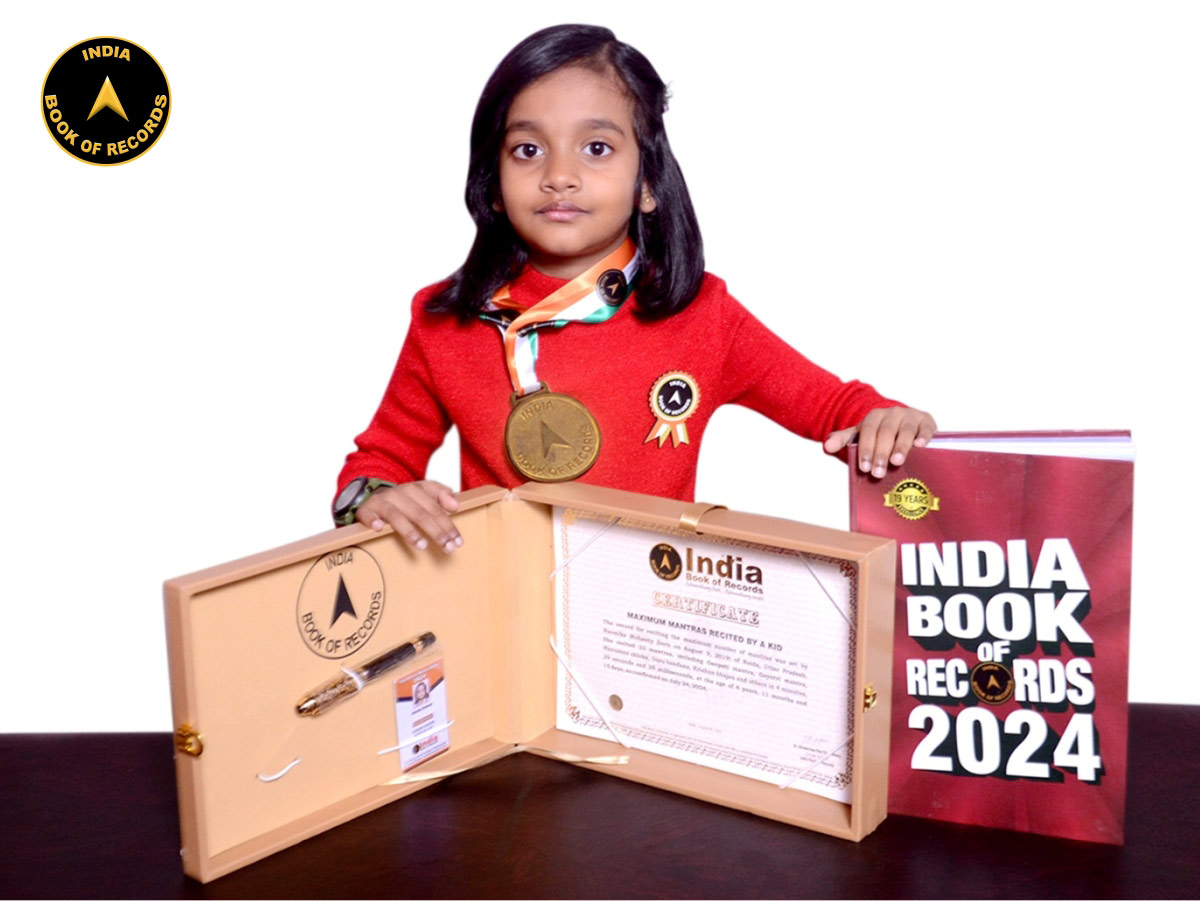 Maximum mantras recited by a kid
