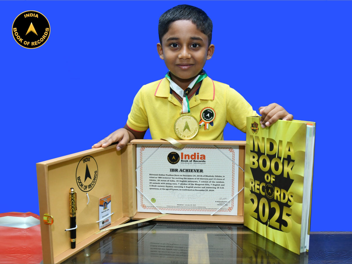 Shivansh Sekhar Pradhan – IBR Achiever