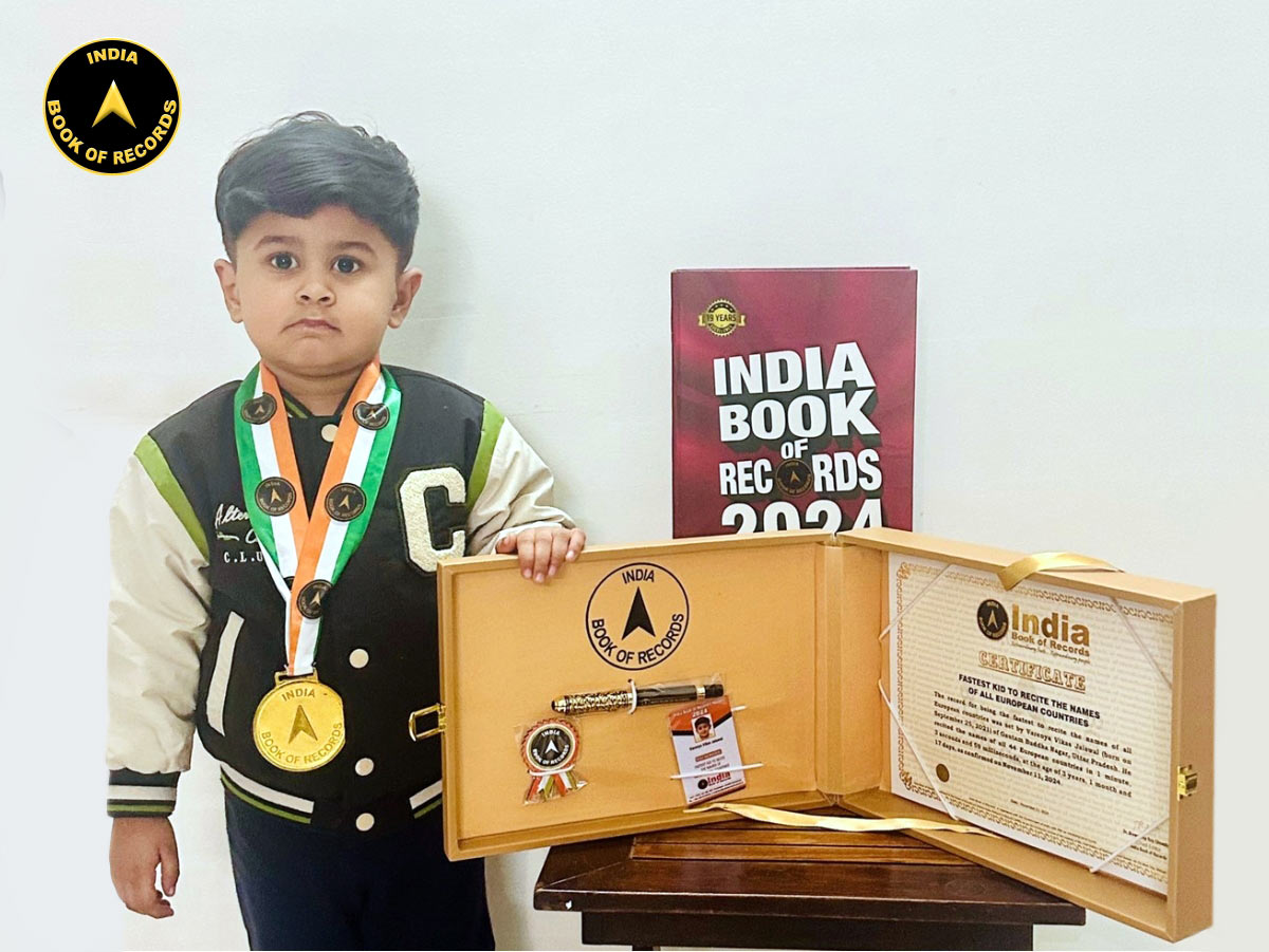 Fastest kid to recite the names of all European countries