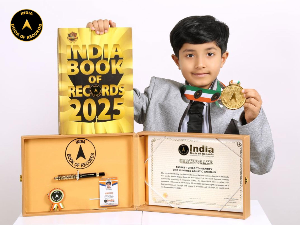 Fastest child to identify one hundred aquatic animals