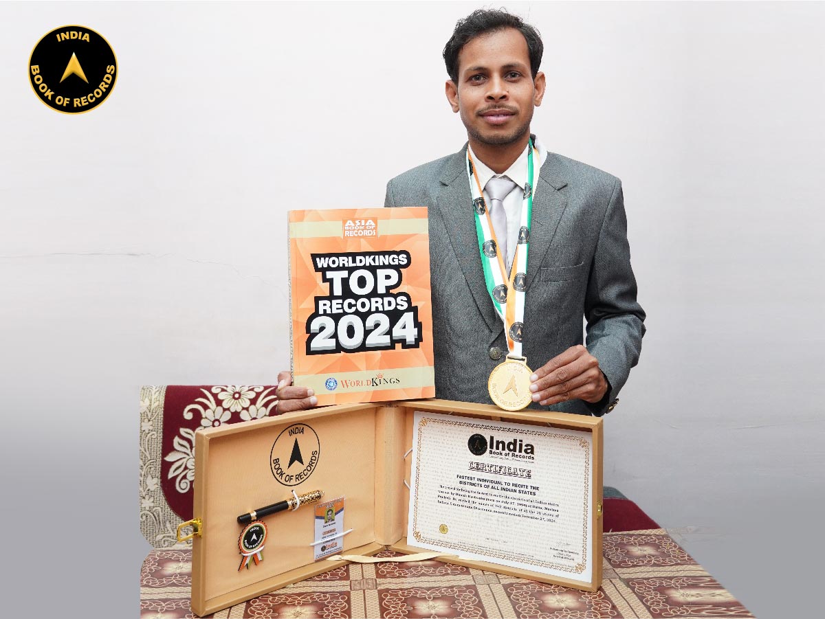 Fastest individual to recite the districts of all Indian states
