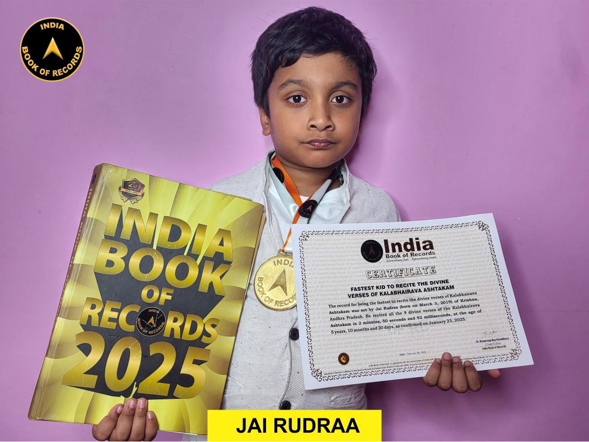 Fastest kid to recite the divine verses of Kalabhairava Ashtakam