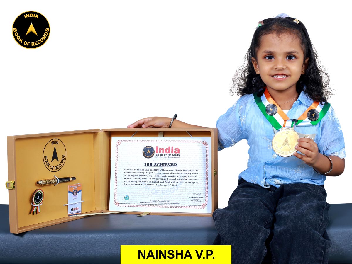 Nainsha V.P. – IBR Achiever