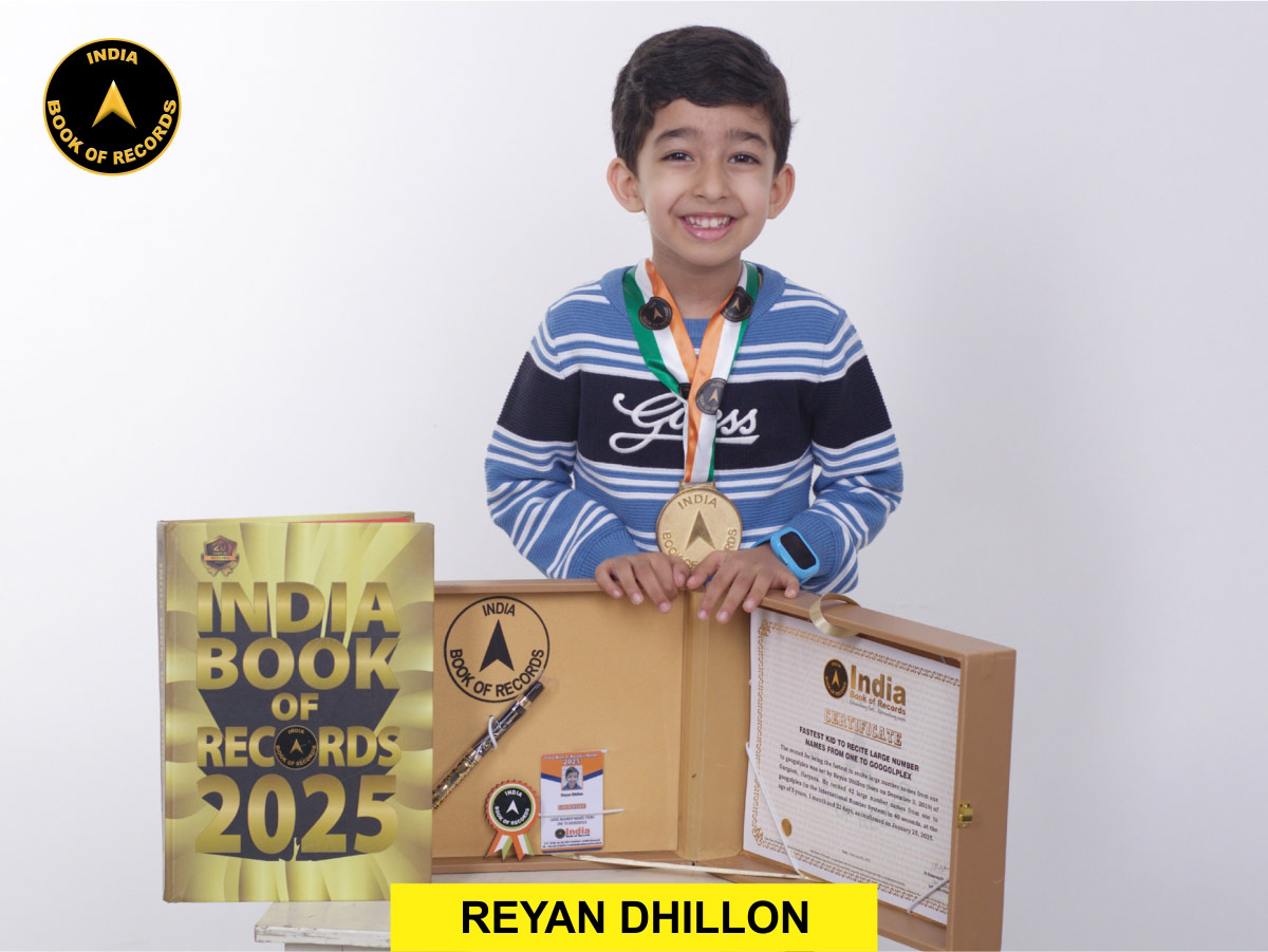 Fastest kid to recite large number names from one to googolplex