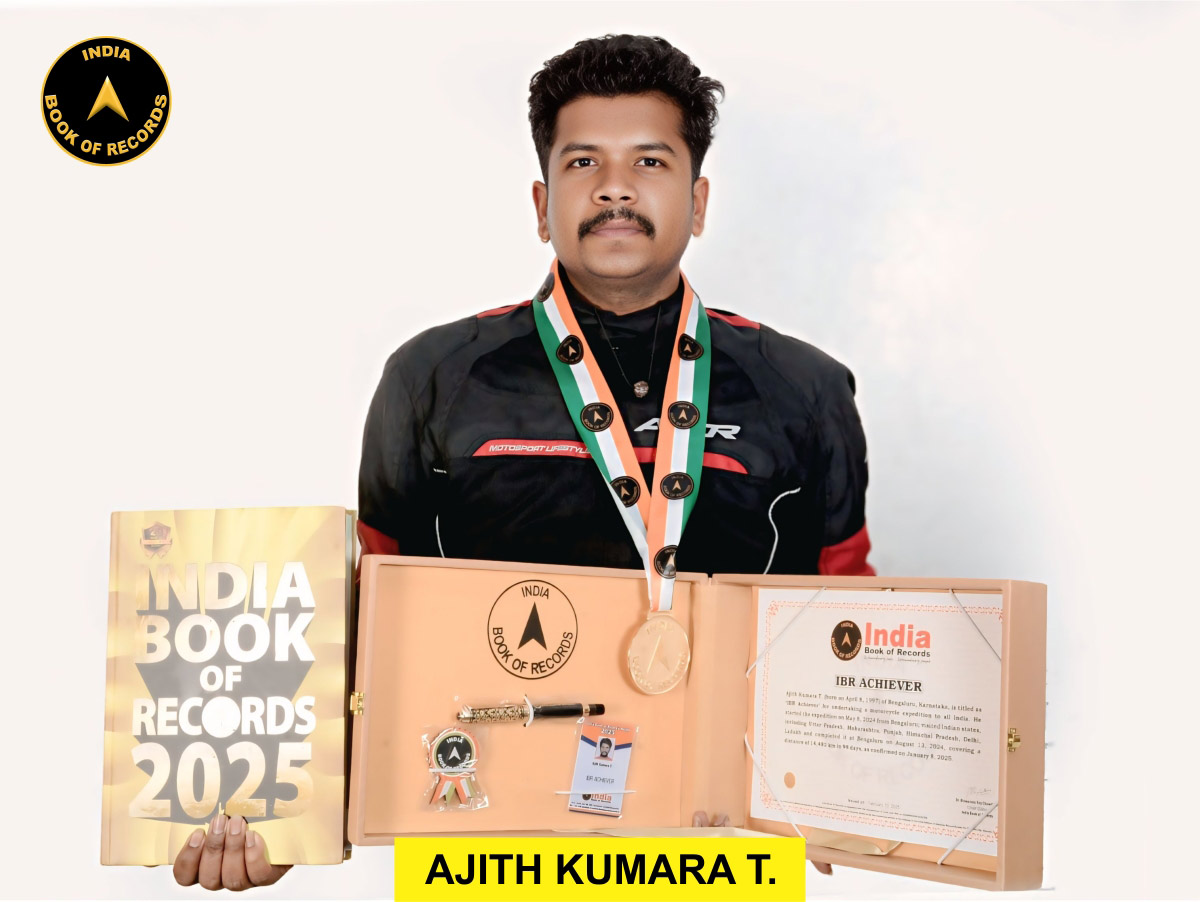 Ajith Kumara T. – IBR Achiever