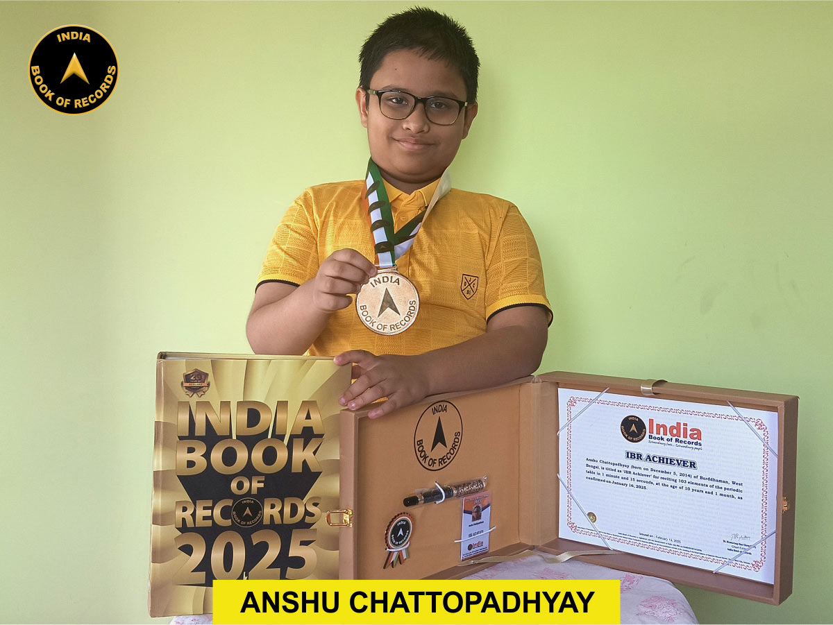 Anshu Chattopadhyay – IBR Achiever