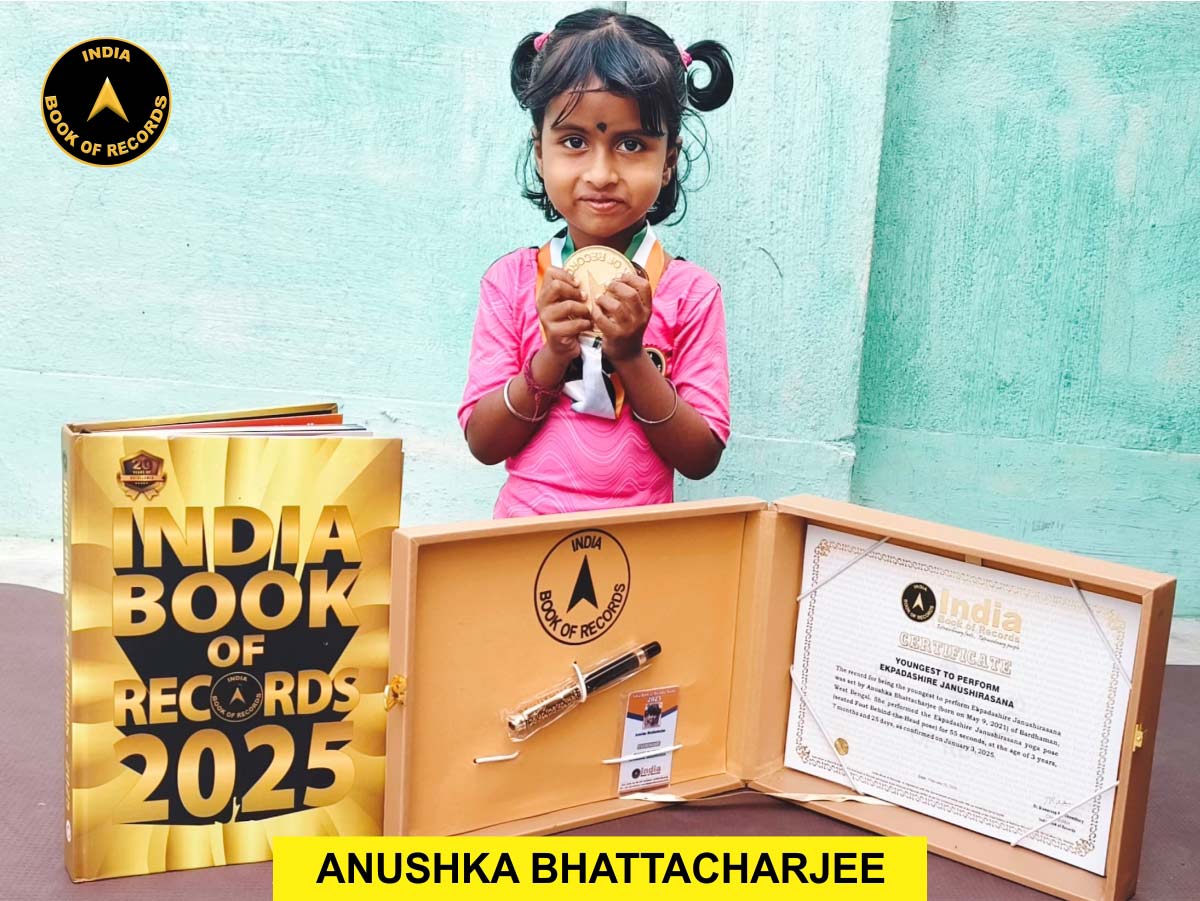 Youngest to perform Ekpadashire Janushirasana