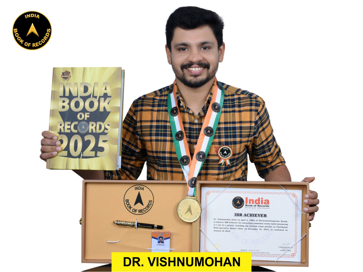 Dr. Vishnumohan  – IBR Achiever