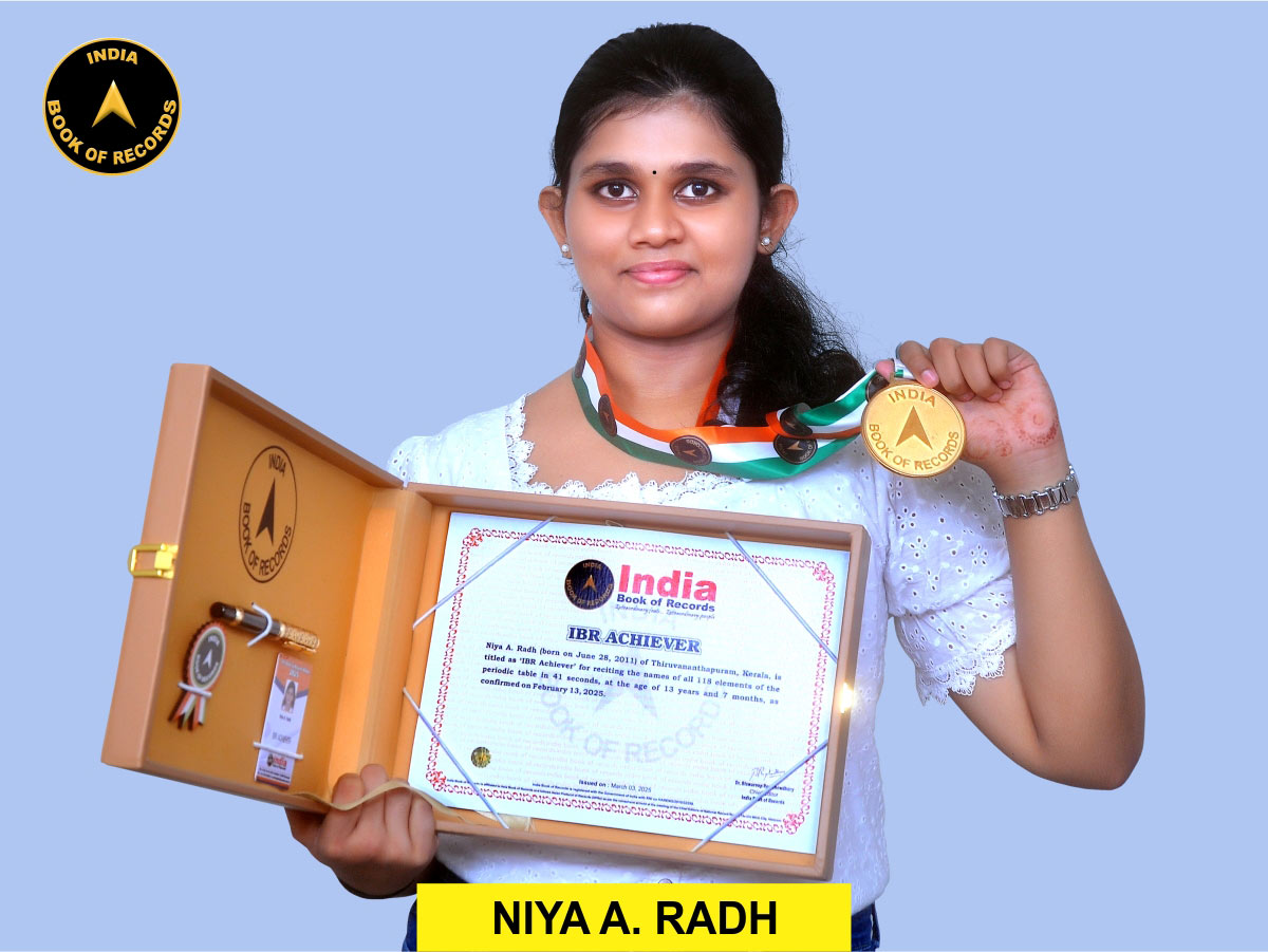 Niya A. Radh – IBR Achiever