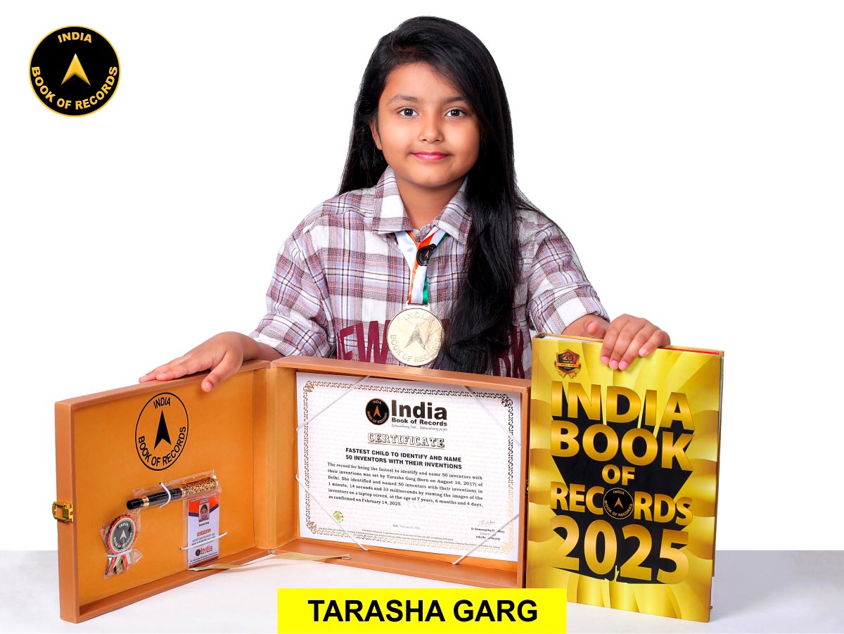 Fastest child to identify and name 50 inventors with their inventions