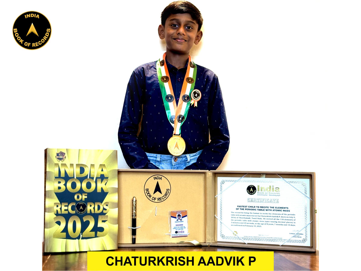 Fastest Child To Recite The Elements Of The Periodic Table With Atomic