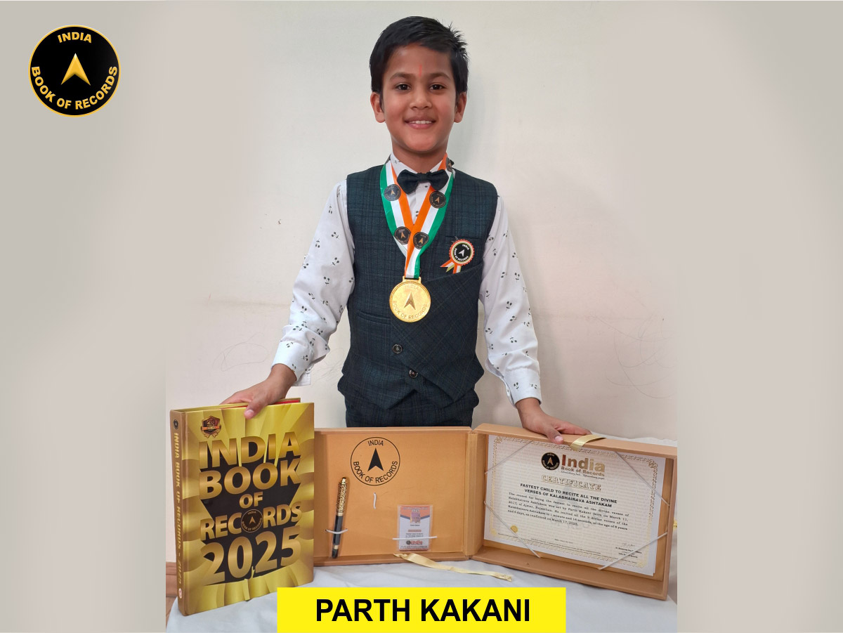 Fastest child to recite all the divine verses of Kalabhairava Ashtakam