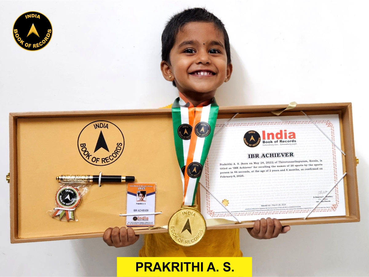 Prakrithi A. S. – IBR Achiever