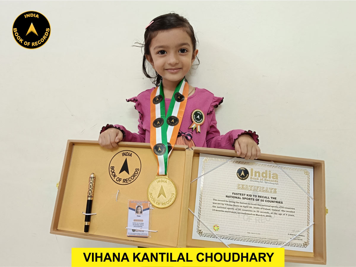 Fastest kid to recall the national sports of 50 countries