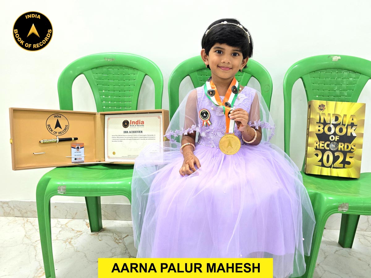Aarna Palur Mahesh – IBR Achiever