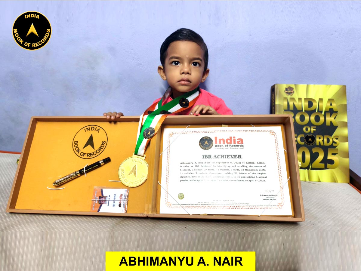 Abhimanyu A. Nair  – IBR Achiever