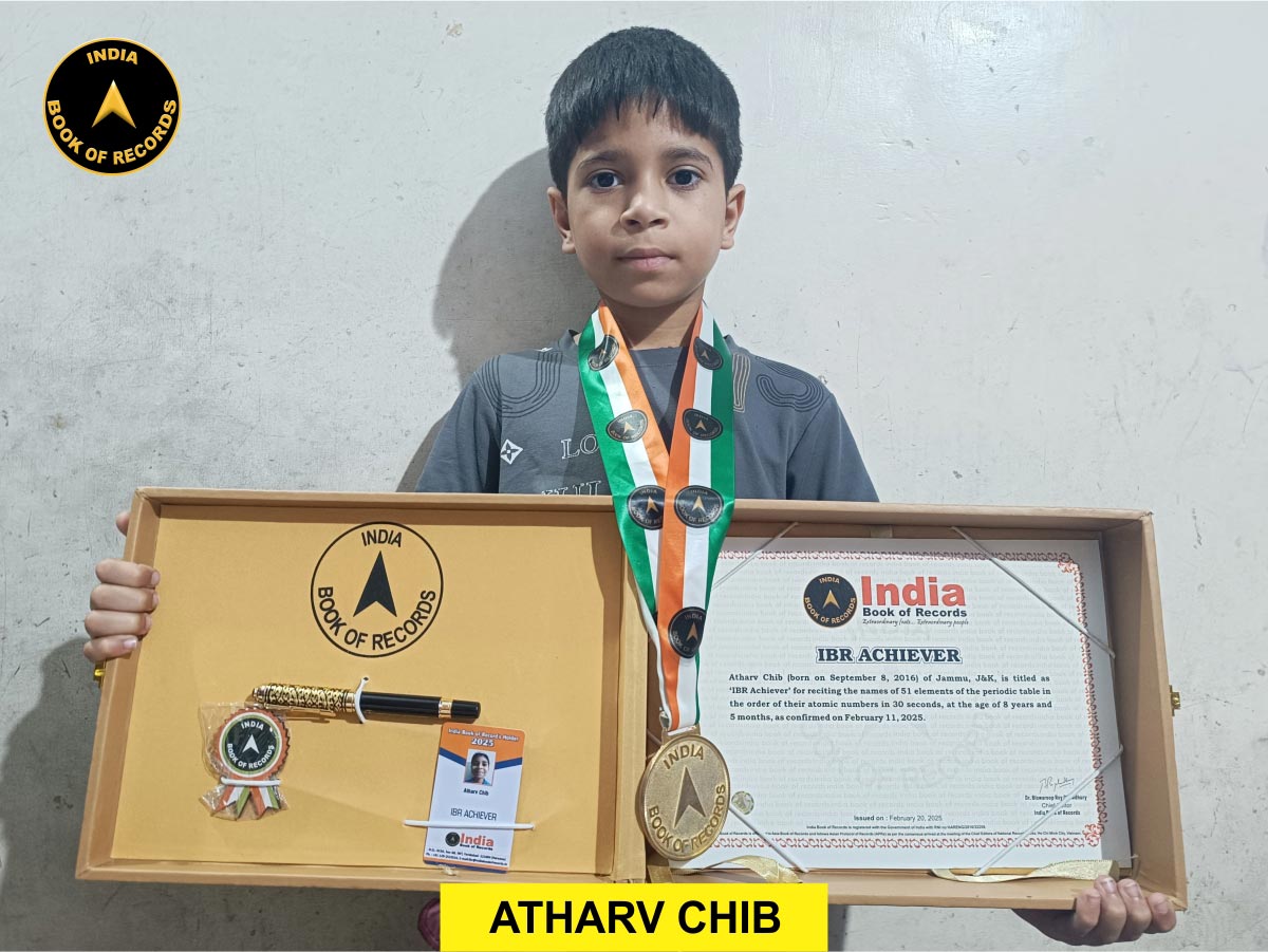 Atharv Chib – IBR Achiever