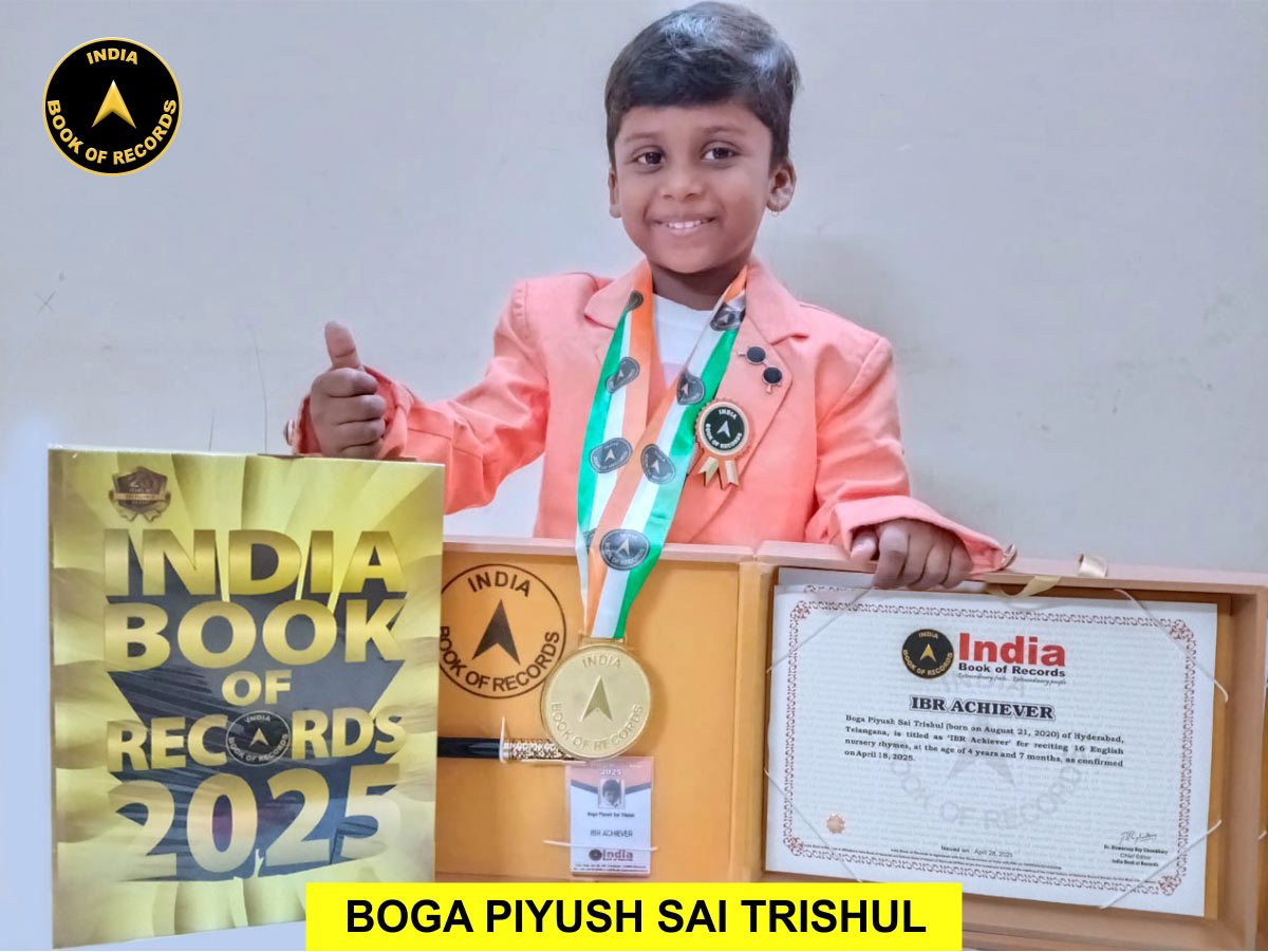 Boga Piyush Sai Trishul- IBR Achiever