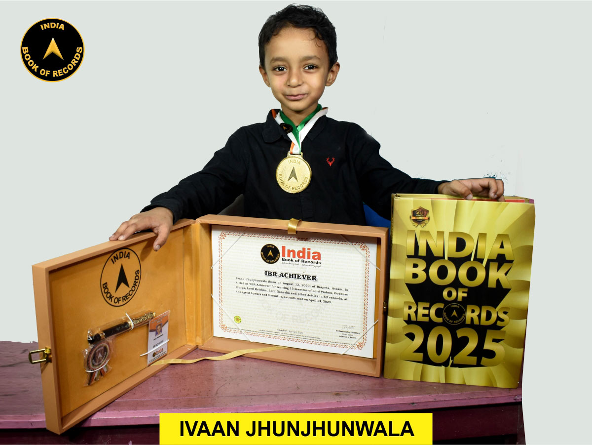 Ivaan Jhunjhunwala  – IBR Achiever
