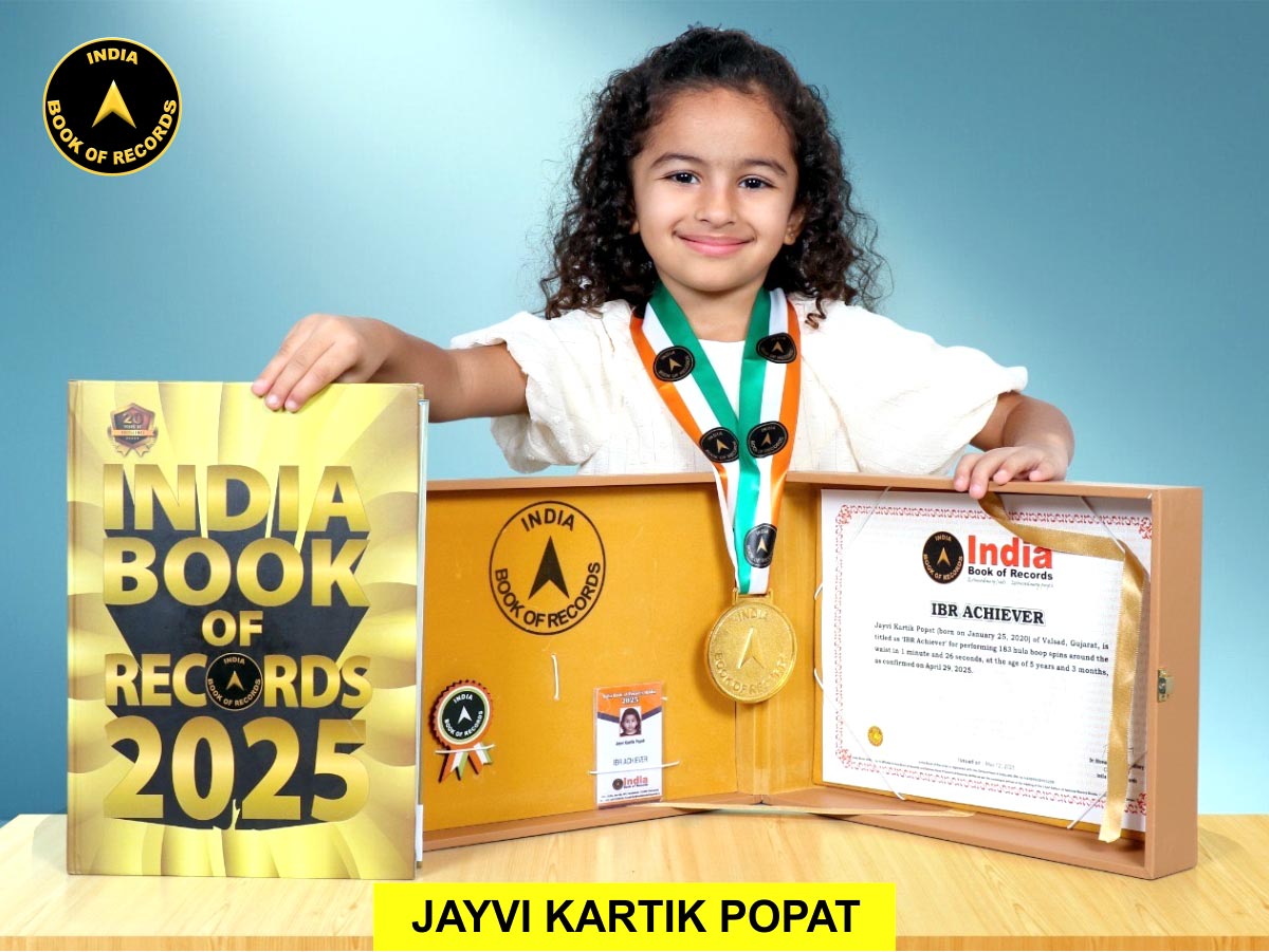 Jayvi Kartik Popat  – IBR Achiever
