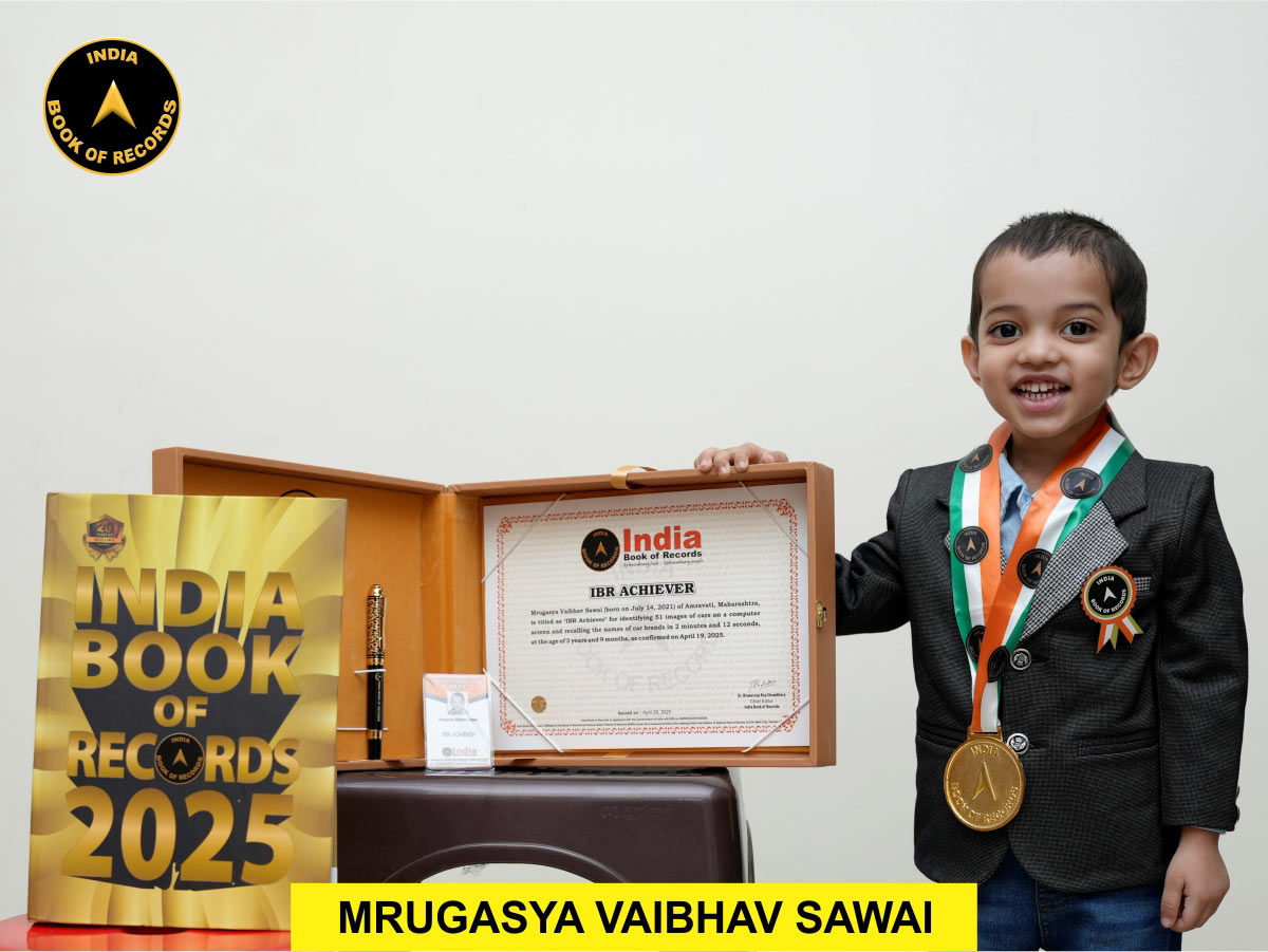 Mrugasya Vaibhav Sawai- IBR Achiever