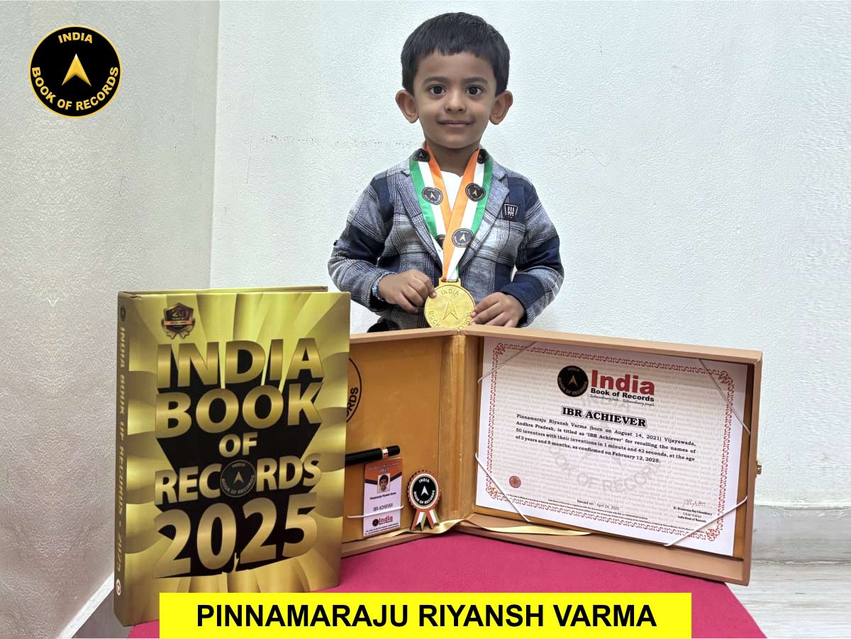 Pinnamaraju Riyansh Varma- IBR Achiever