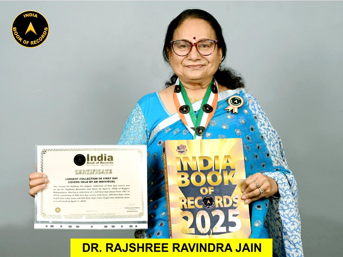 Largest collection of first day covers held by an individual