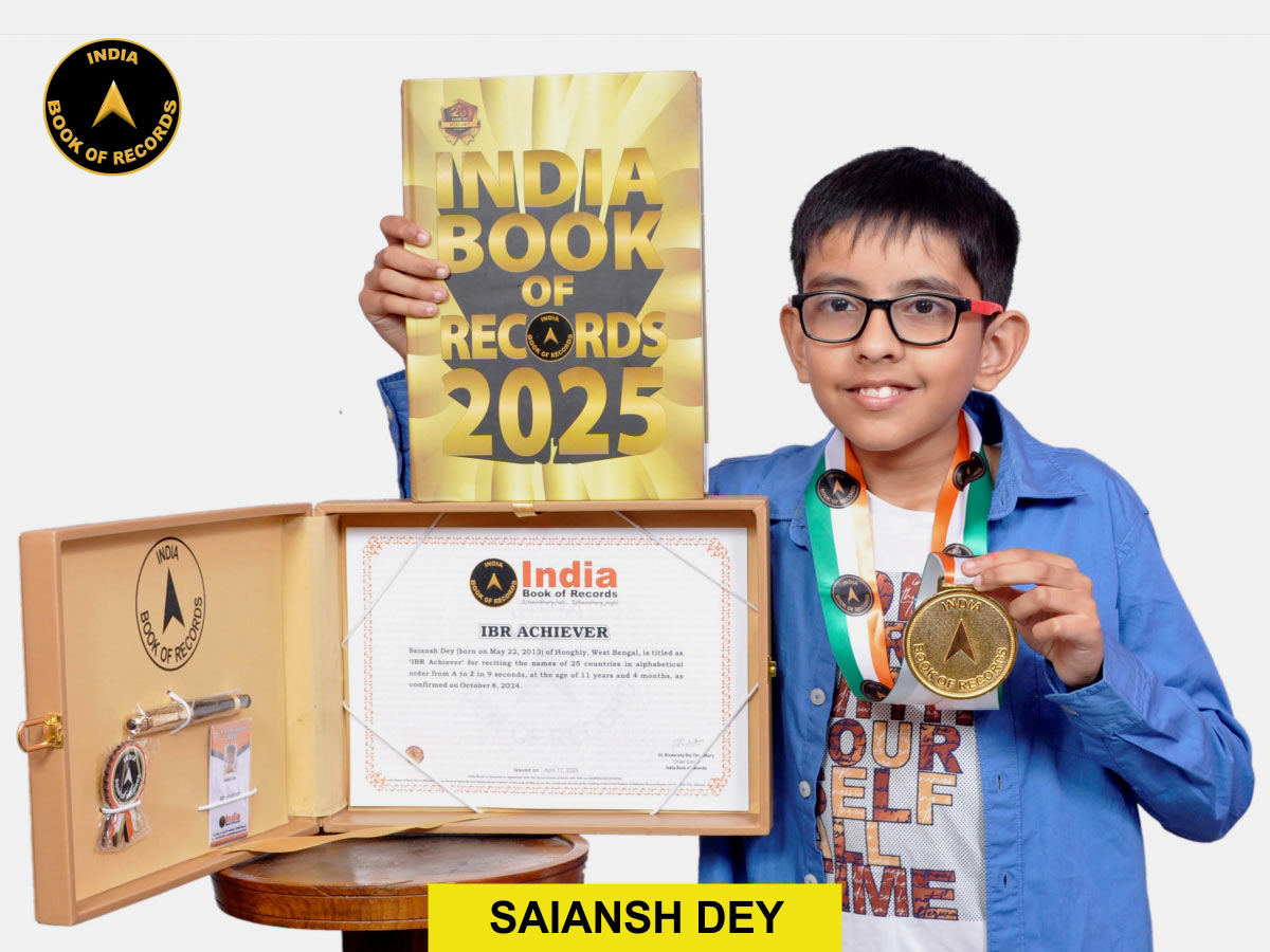 Saiansh Dey – IBR Achiever