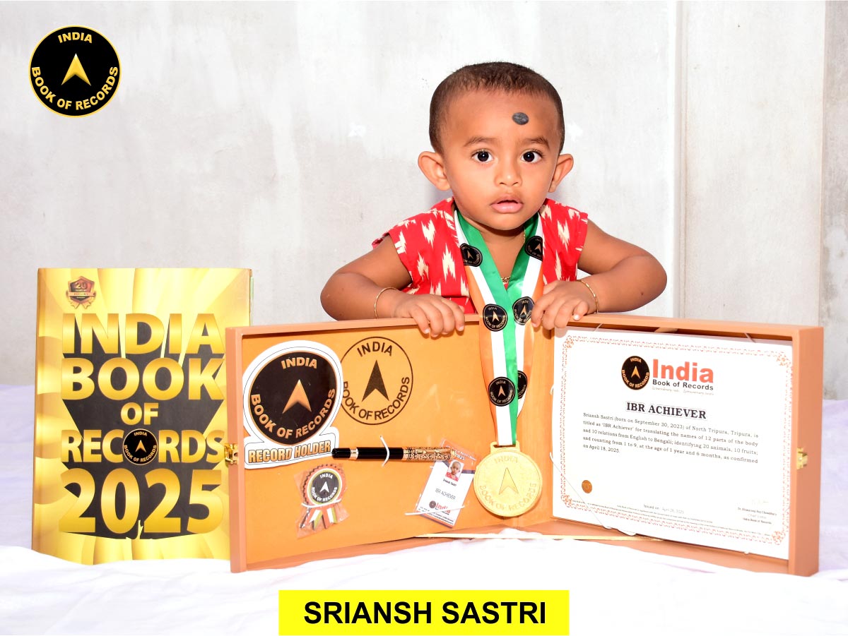 Sriansh Sastri – IBR Achiever