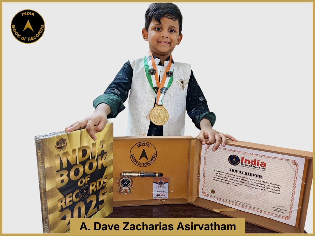 A. Dave Zacharias Asirvatham – IBR Achiever