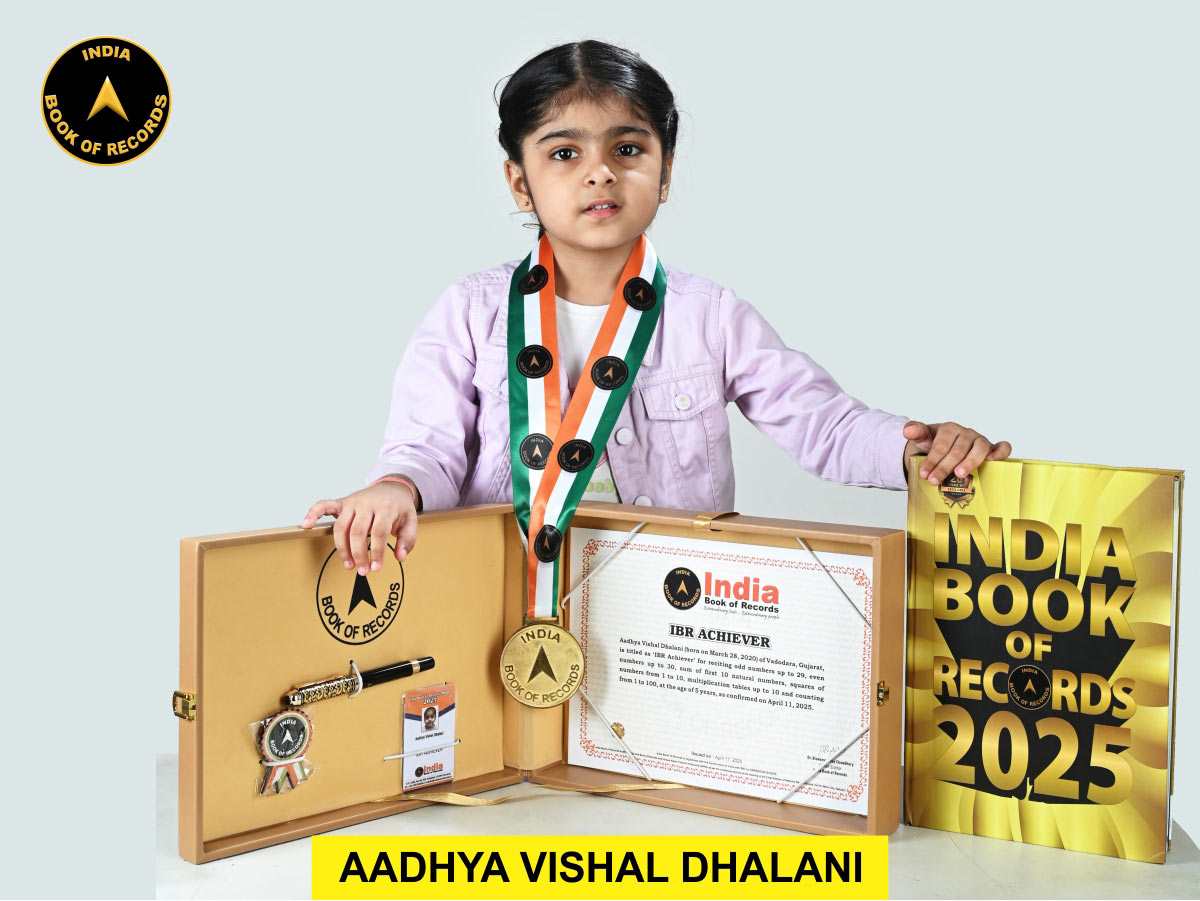 Aadhya Vishal Dhalani- IBR Achiever