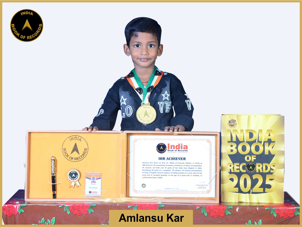 Amlansu Kar  – IBR Achiever
