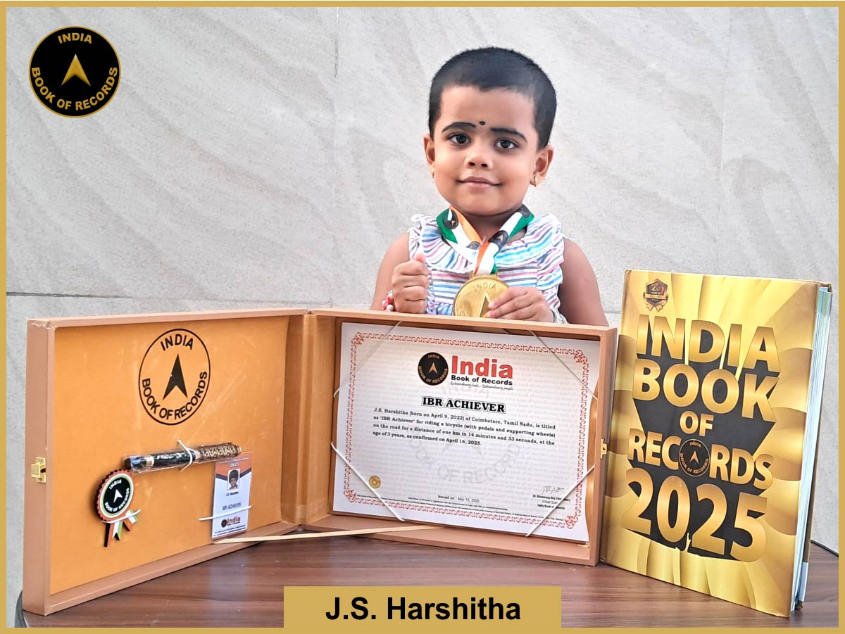 J.S. Harshitha – IBR Achiever