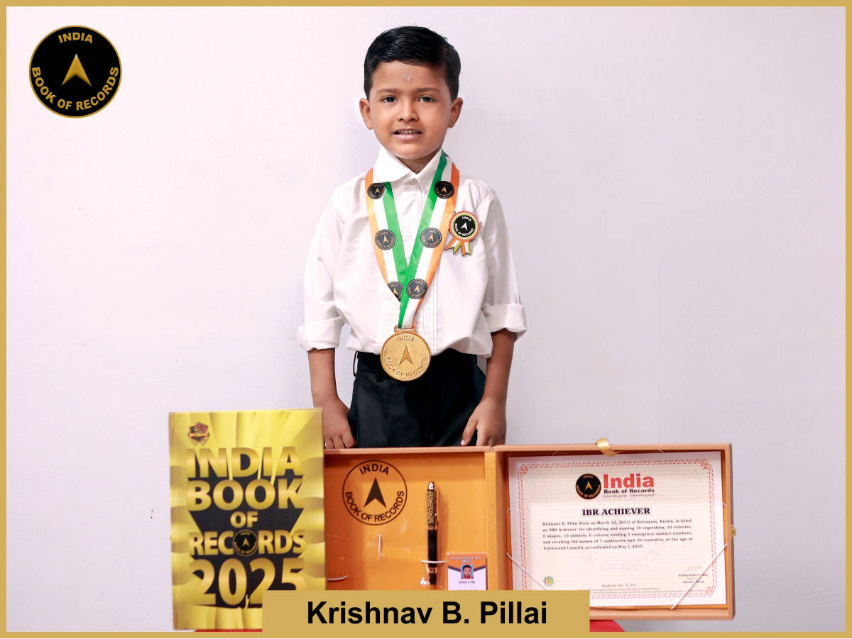 Krishnav B. Pillai – IBR Achiever