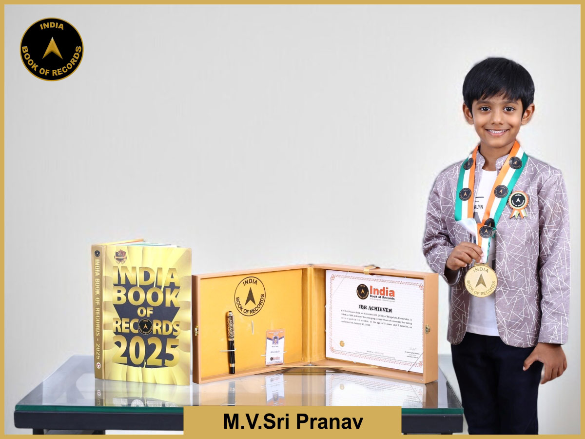 M.V. Sri Pranav  – IBR Achiever