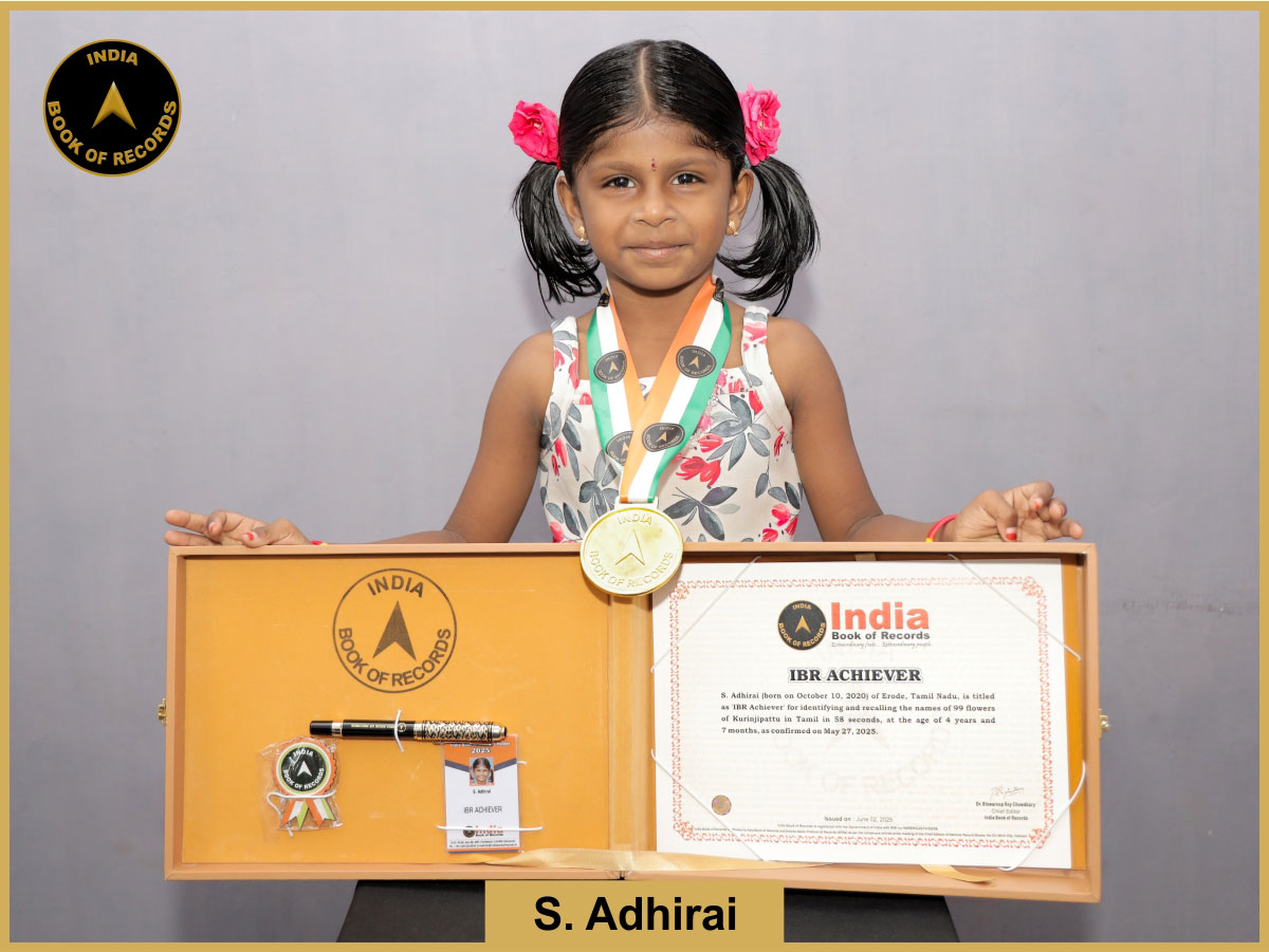 S. Adhirai – IBR Achiever