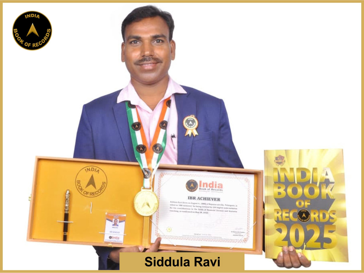 Siddula Ravi – IBR Achiever