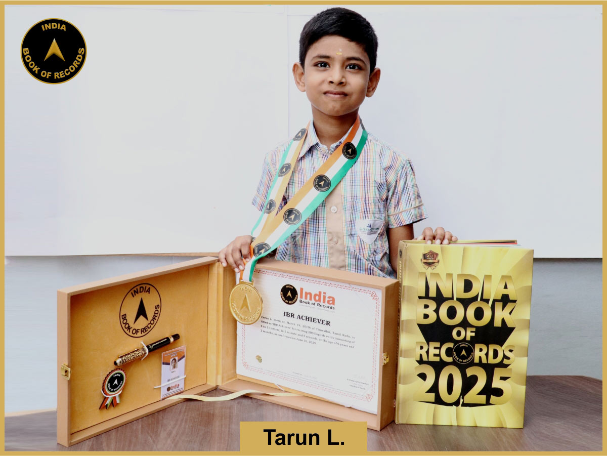 Tarun L. – IBR Achiever