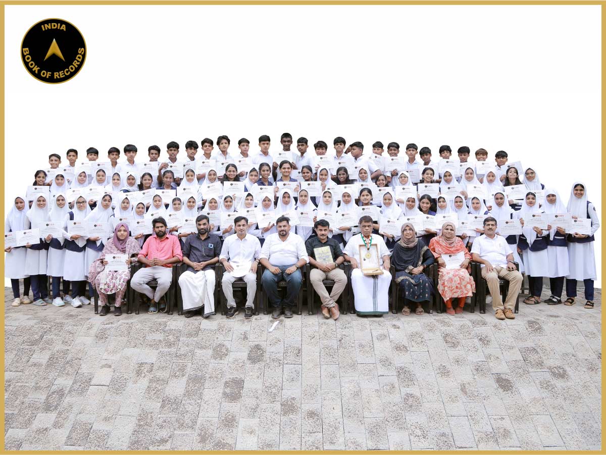 Largest fabric collage created by students of an institution