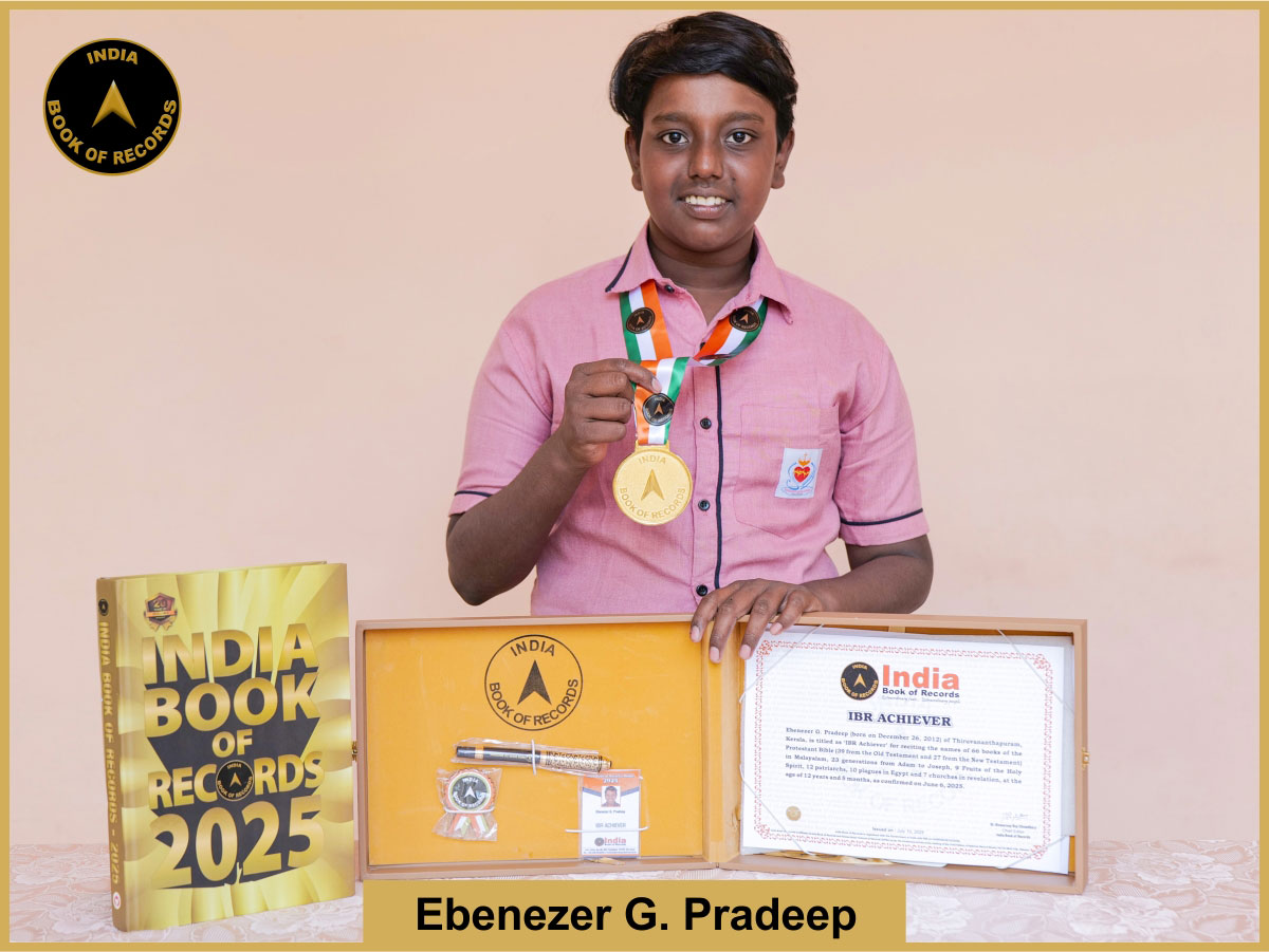 Ebenezer G. Pradeep – IBR Achiever