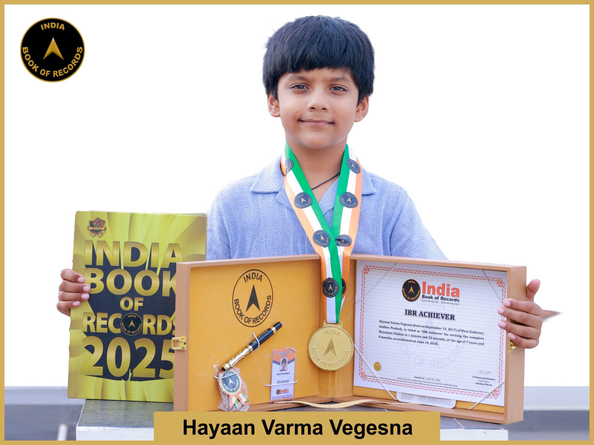Hayaan Varma Vegesna – IBR Achiever