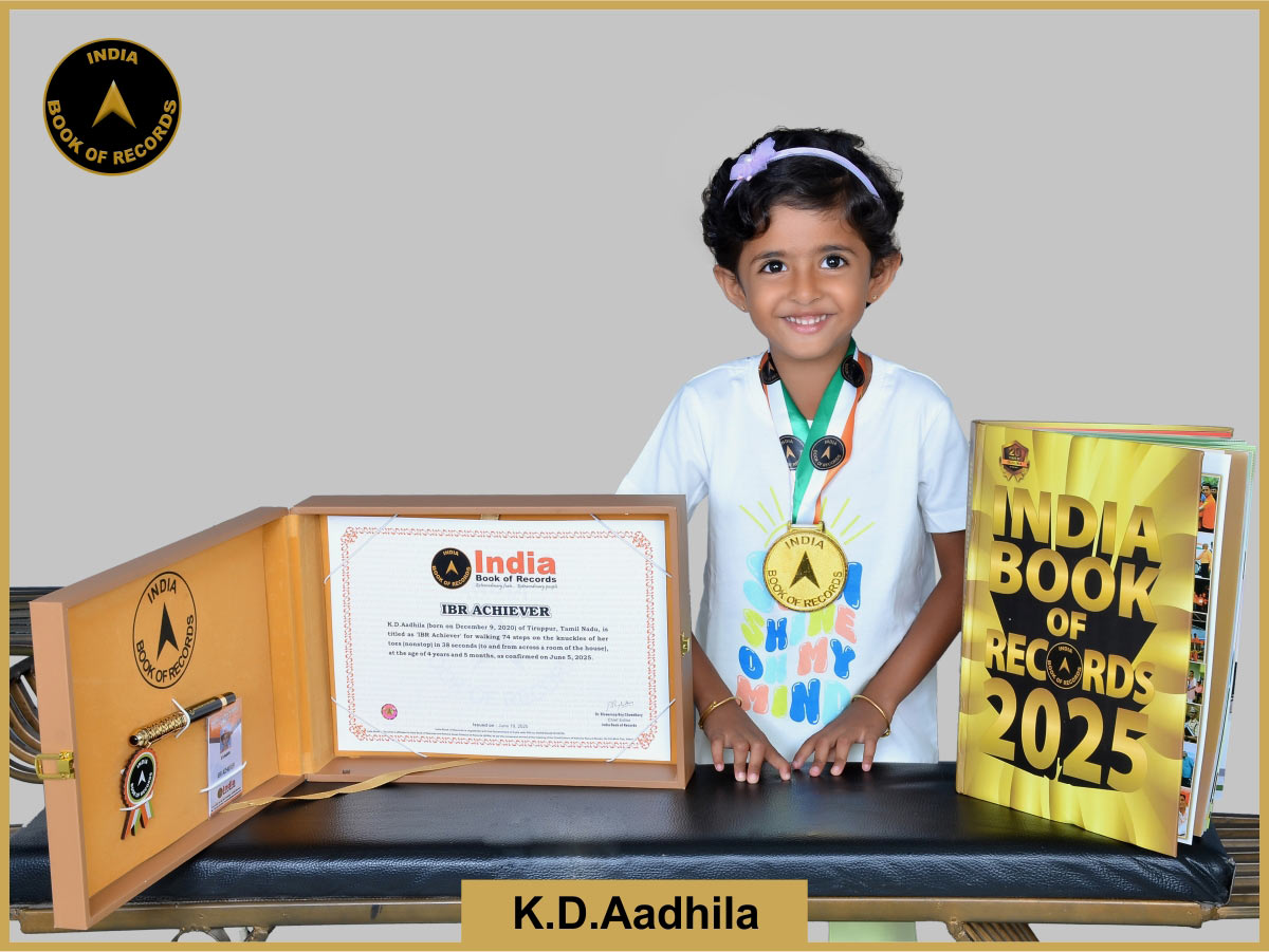 K.D.Aadhila – IBR Achiever