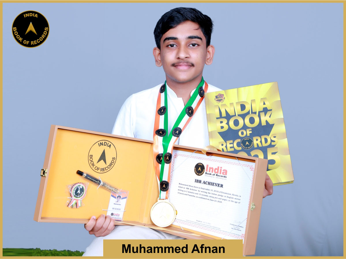Muhammed Afnan – IBR Achiever