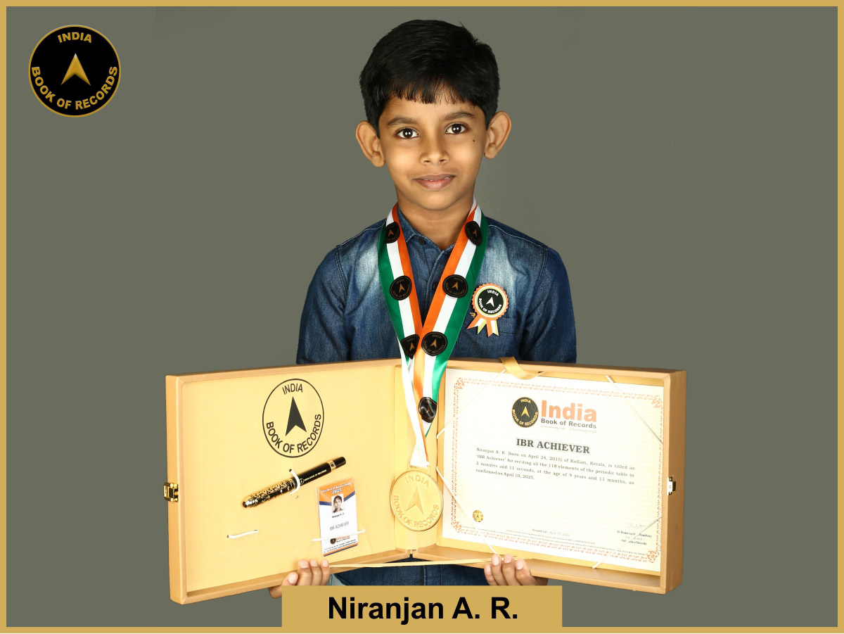 Niranjan A. R. – IBR Achiever