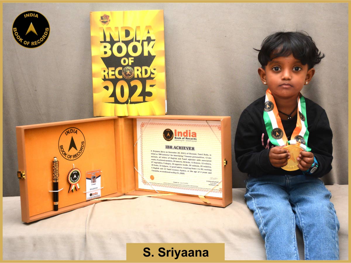 S. Sriyaana – IBR Achiever